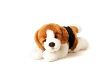 Plüsch Hund Beagle liegend 23cm